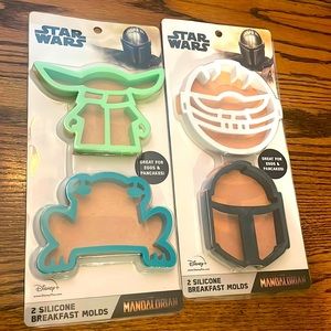 Star Wars 2 silicone Breakfast molds